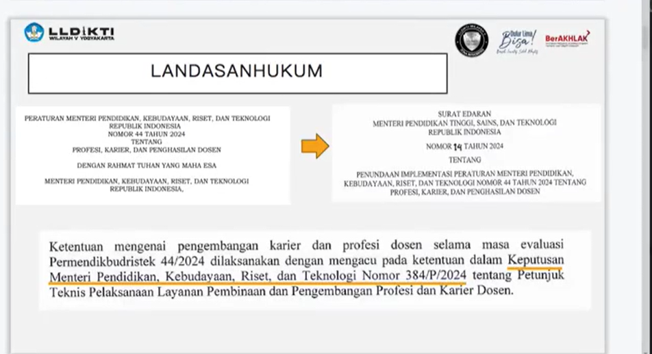 BPSDM Unisa Yogyakarta Gelar Sosialisasi Pengajuan Jabatan Fungsional Akademik Dosen
